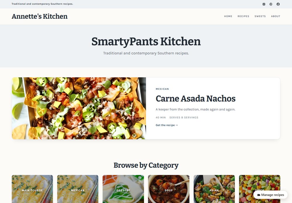 SmartyPants Kitchen style reference